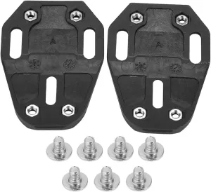 Estink Bike Shoe Cleat Cover, 1 Pair Black Nylon Quick Release Cycling Shoes Cleat Cover Adapter Converter Replacement Bike Cleats Cycling Accessory Fit for Speedplay Zero