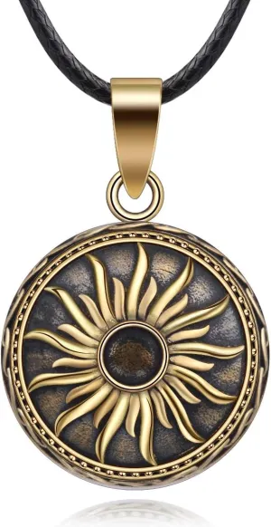 EUDORA Harmony Ball Chime Bola Necklace for Pregnancy, Vintage Copper Maternity Bell Wishing Ball Gifts for Mother Wife Daughter Grils, 30 & 45 inch Rope