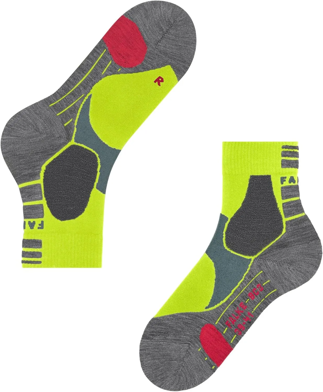 FALKE Unisex BC3 Comfort Cycling Socks, Quarter, Thick, Quick Dry Cotton, 1 Pair