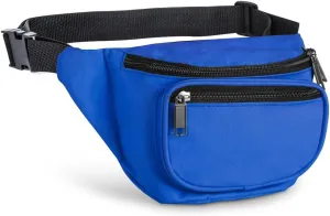 Fanny Pack, AirBuyW 3 Zippered Compartments Adjustable Strap Crossbody Festival Workout Concert Traveling Running Biking Sport Fashion Waist Fanny Pack Bag For Women Men Royal Blue