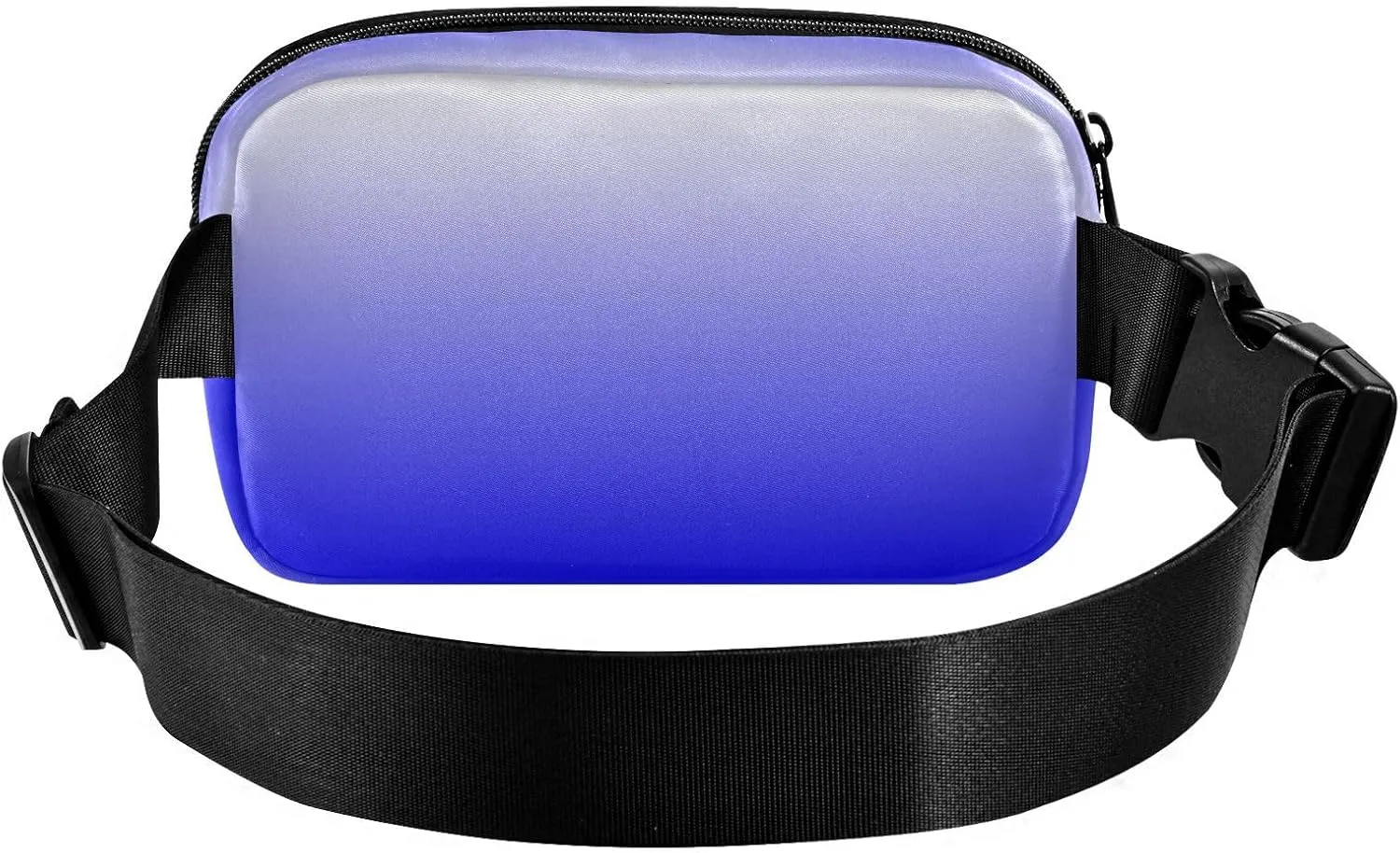 Fanny Pack for Women Men with Zipper Blue Fashion Waist Pack, Small Cross Body bags for Running,Hiking,Cycling,Travel 20804-1