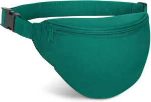 Fanny Pack, MISSMOON Adjustable 2 Zipper Travel Sport Running Hiking Walking Biking Waist Fanny Pack Bag For Woven Men Adult HUNTER GREEN