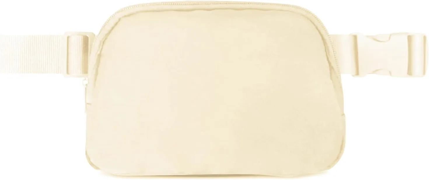 Fanny Packs for Women Men, Belt Bag Crossbody Waist Pouch for Travel Bum Purse with Extender Strap - Mini Small Size Trendy Fashionable Waterproof for Traveling/School/Workout/Cell Phone (Khaki)