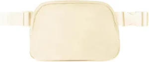 Fanny Packs for Women Men, Belt Bag Crossbody Waist Pouch for Travel Bum Purse with Extender Strap - Mini Small Size Trendy Fashionable Waterproof for Traveling/School/Workout/Cell Phone (Khaki)