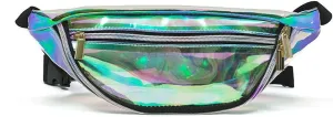 Fashion Men & Women's Transparent PVC Hologram Fanny Pack Bum Bag Purse Waist Bag