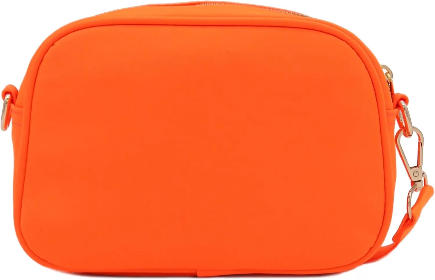 FashionPuzzle Quilted Nylon Crossbody Bag with Wide Strap