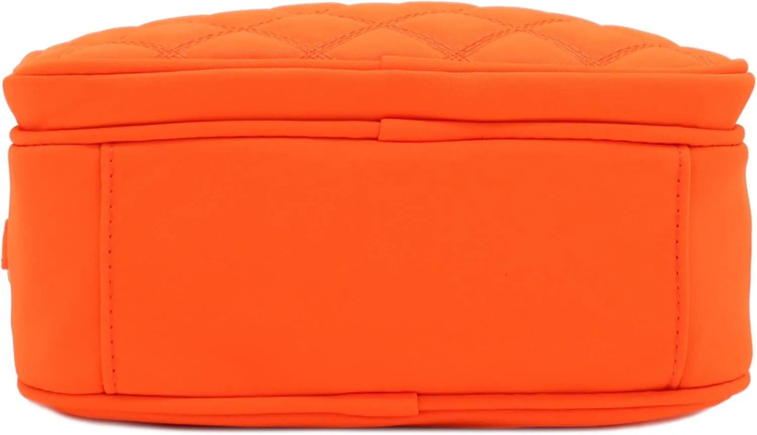 FashionPuzzle Quilted Nylon Crossbody Bag with Wide Strap