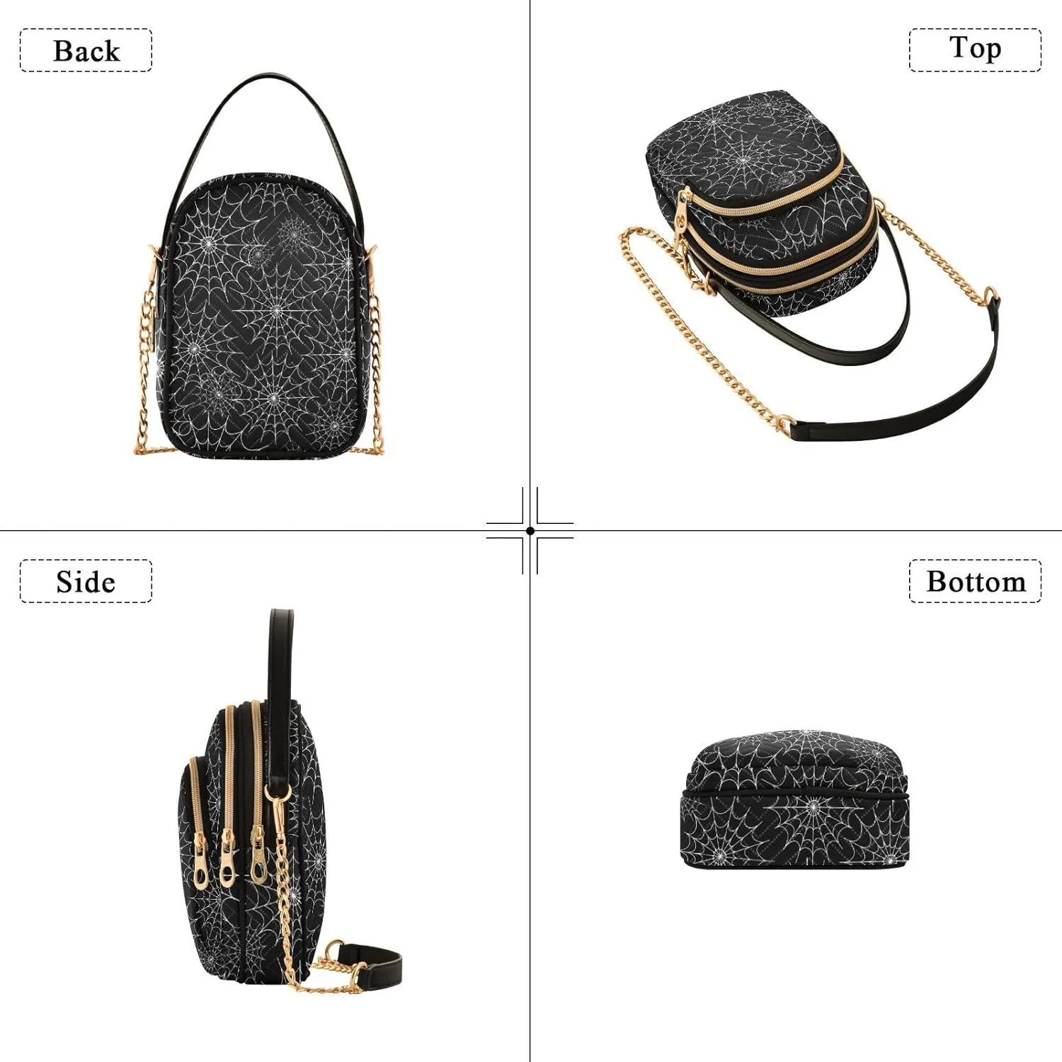 Festive Cell Phone Purse Crossbody Handbag Durable Shoulder Bag