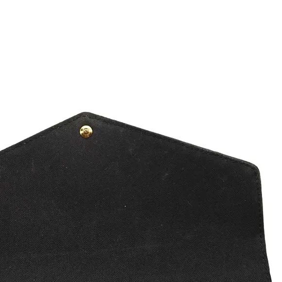 FINAL SALE $1620 Louis Vuitton Empreinte Pochette Felicie Chain Wallet Black