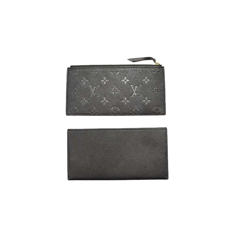 FINAL SALE $1620 Louis Vuitton Empreinte Pochette Felicie Chain Wallet Black