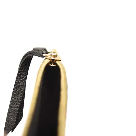 FINAL SALE $1620 Louis Vuitton Empreinte Pochette Felicie Chain Wallet Black