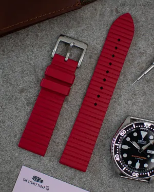 FKM QUICK RELEASE RIBBED - RED