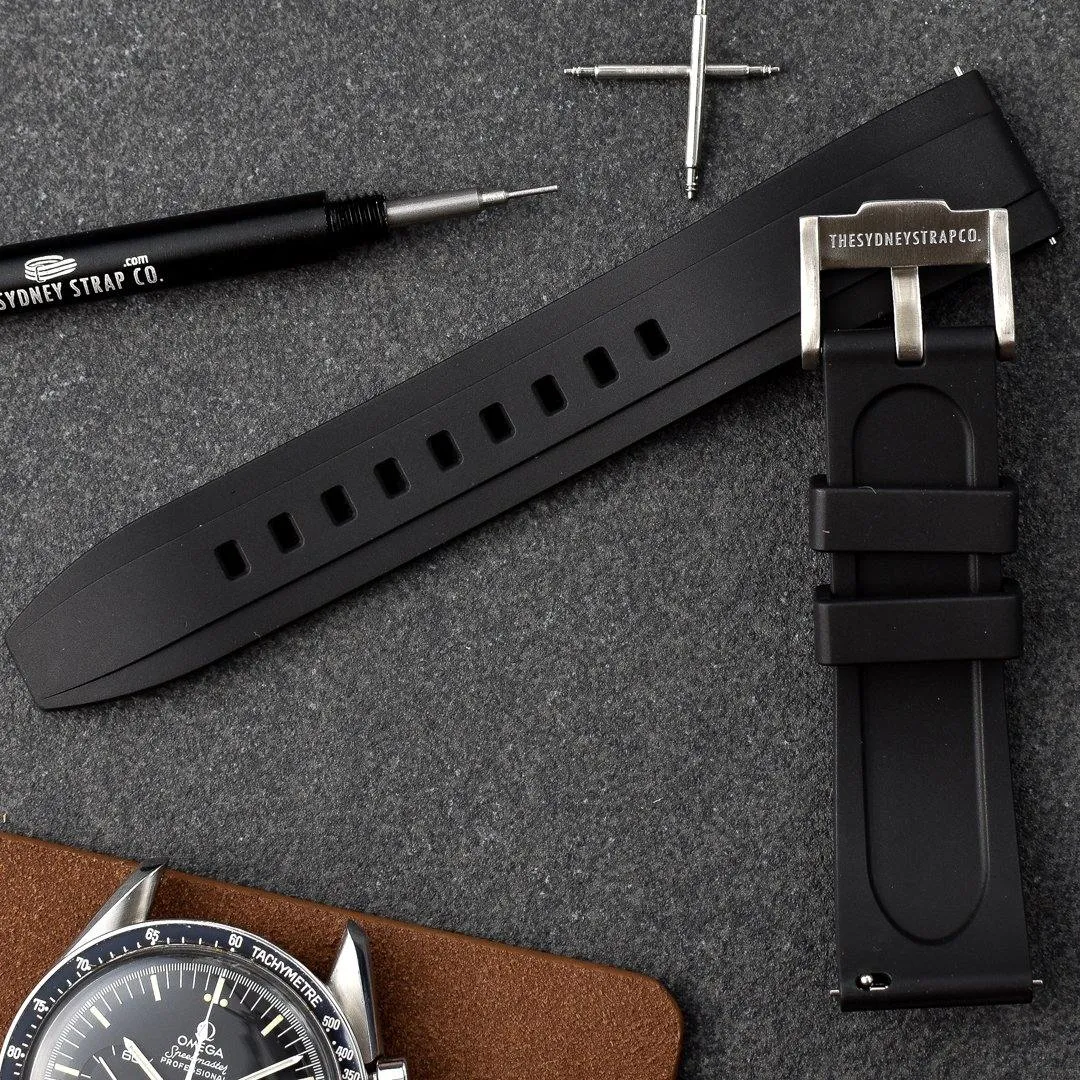 FKM RUBBER QUICK RELEASE - BLACK