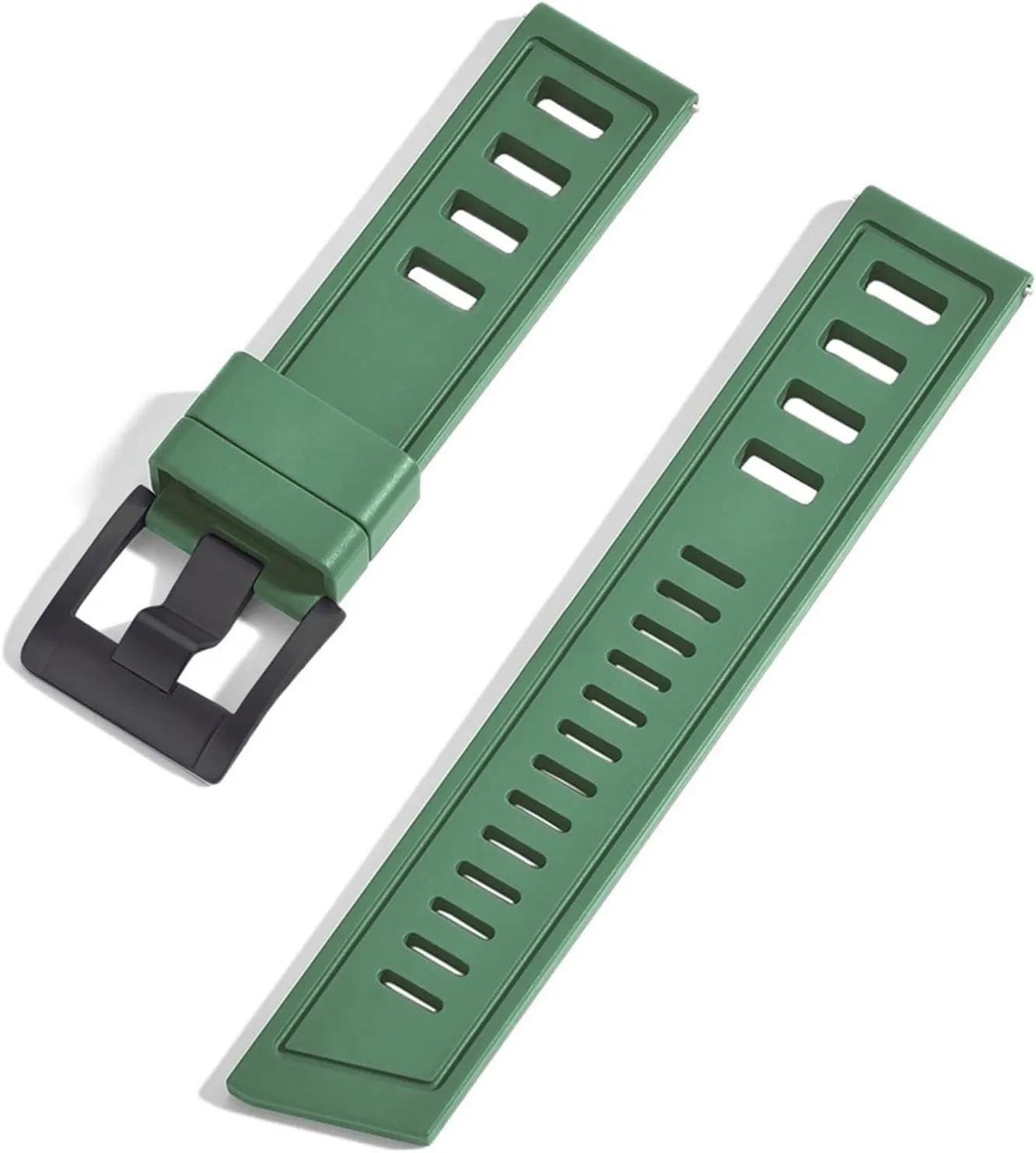 Fluororubber FKM 20mm 22mm Watch Strap Waterproof Quick Release Watchbands For Each Brand Diving Watches
