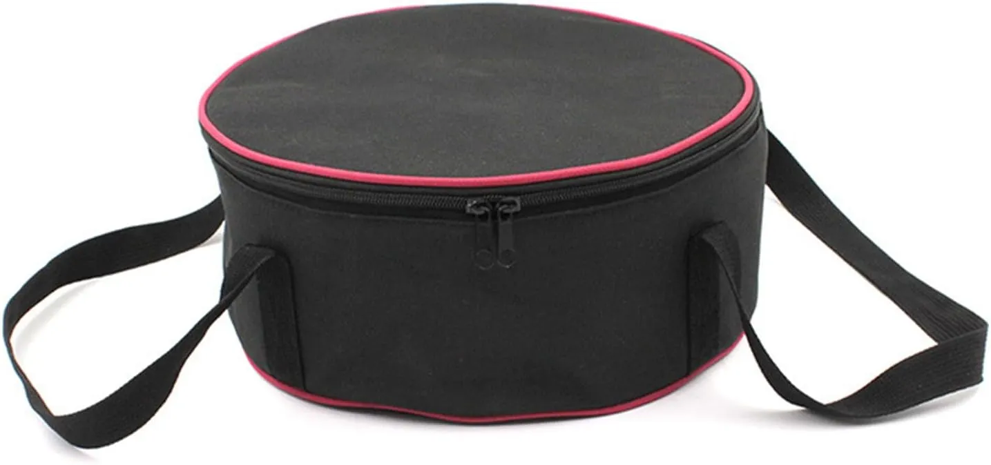 Folding Food Container Round Picnics Storage Pouches Outdoor Dining Gear Bag for Camping and Fishing