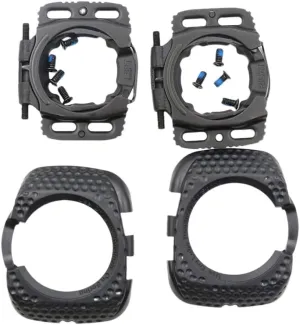 for 1 Pair Quick Release Cycling Shoes Cleats Self-Locking Pedal Aerodynamic for Wahoo for SpeedPlay for Zero (Black)