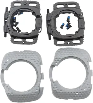 for 1 Pair Quick Release Cycling Shoes Cleats Self-Locking Pedal Aerodynamic for Wahoo for SpeedPlay for Zero (Light Grey)