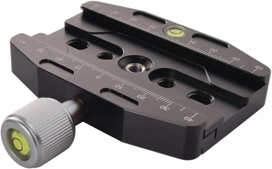 Fotoconic CL-90N Quick Release Clamp with arca Swiss clamp Plate Aluminum Alloy for Tripod or Monopod Compatible