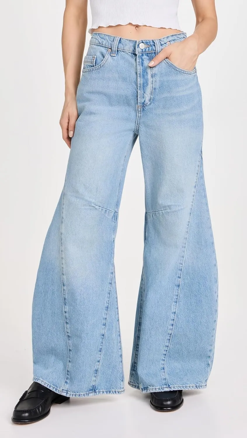 Free People Women's Eden High Slouchy Jeans