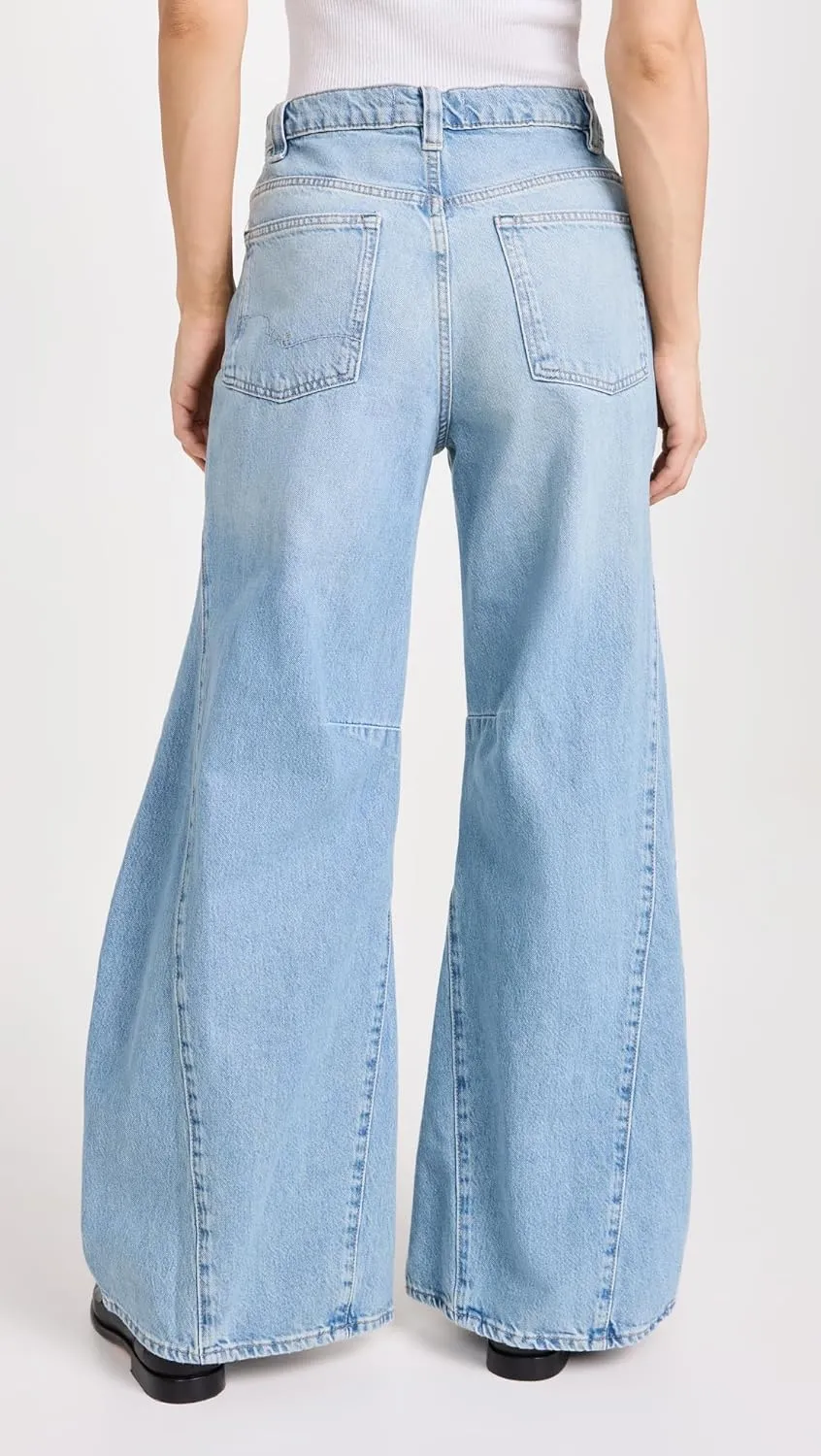 Free People Women's Eden High Slouchy Jeans