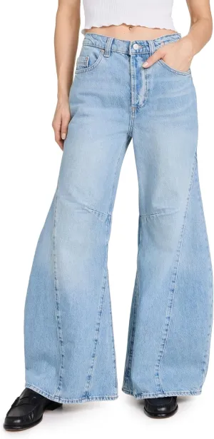 Free People Women's Eden High Slouchy Jeans