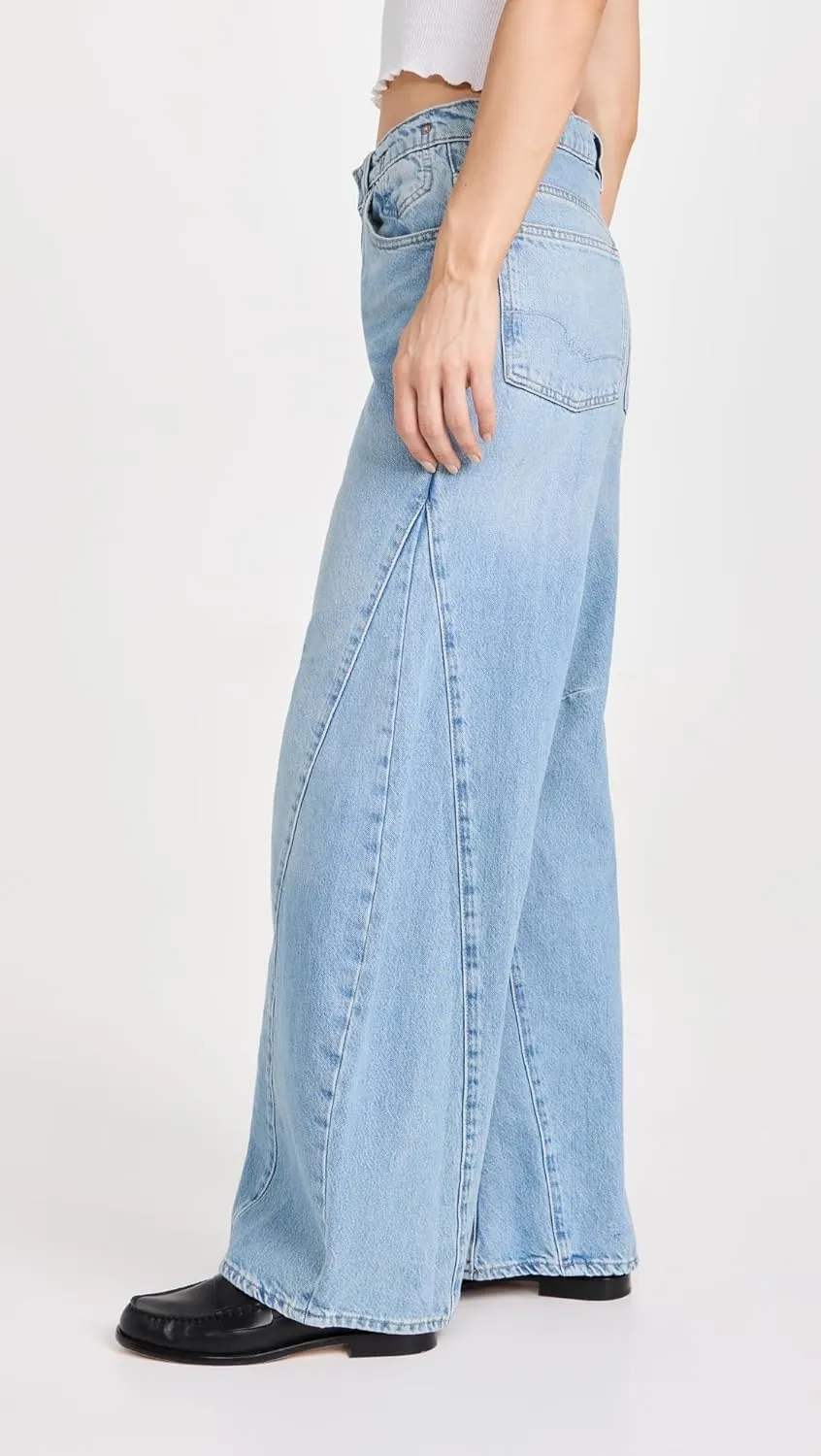 Free People Women's Eden High Slouchy Jeans