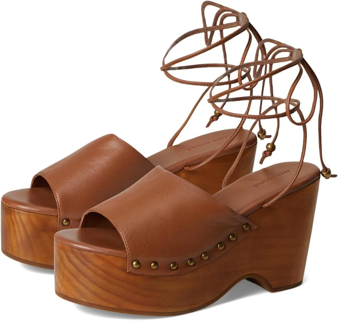Free People Women's Front Row Wrap Clog Trend Shoes