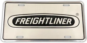 Freightliner Deluxe Aluminum Embossed License Plate