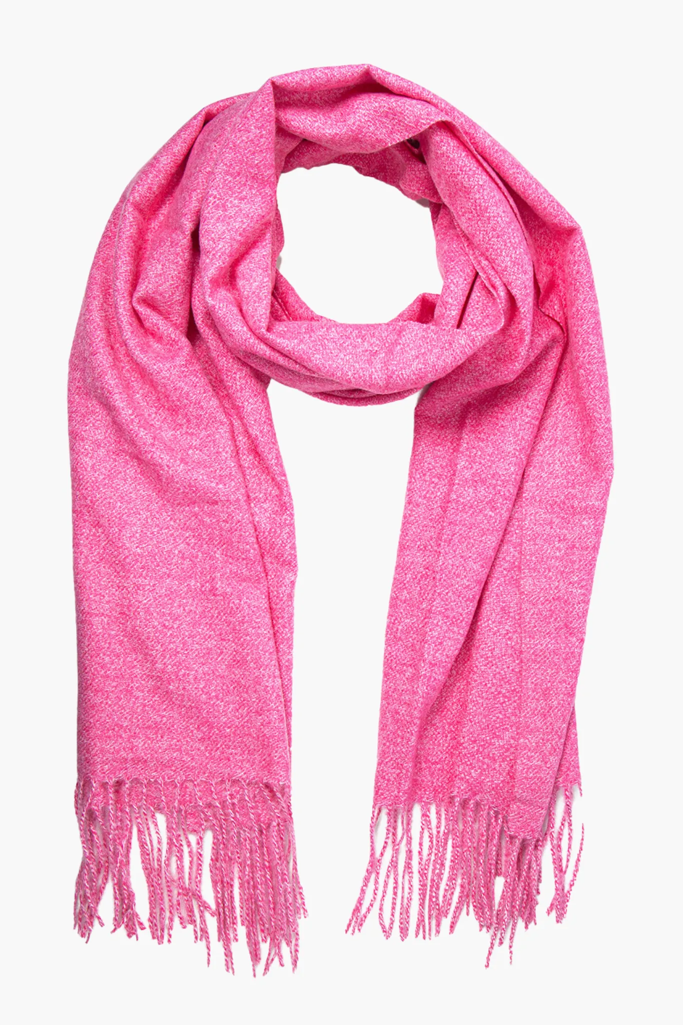 Fuchsia Plain Heavyweight Scarf