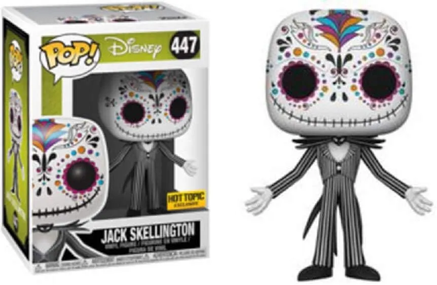 Funko Pop Jack Skellington Sugar Skull #447 Hot Topic Exclusive