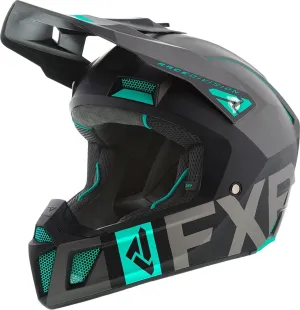 FXR Clutch Evo Helmet Quick Release Buckle Lightweight Black/Gold/Rust - X-Small - FMVSS 218