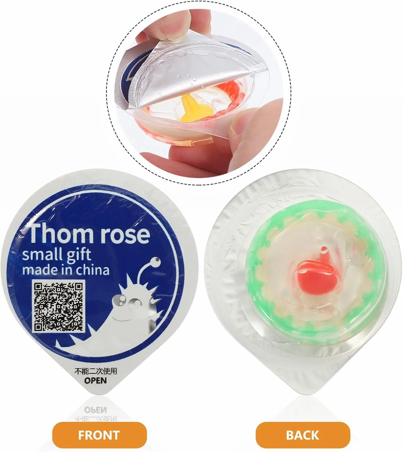 GALPADA Gifts 6pcs Colorful Flower Condoms Safe Sleeve Adult Sex Life Supplies Ultra- Thin Health Products (Small Flower)
