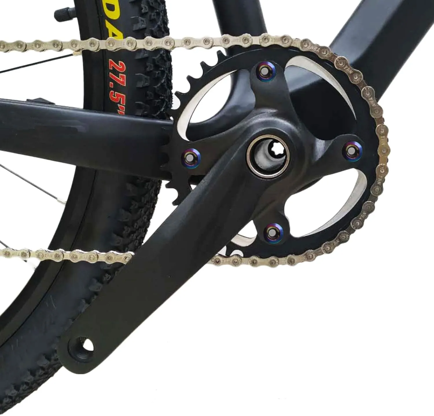 GANOPPER 170mm Crankset 30T 32T 34T 36T 38T Single Speed Mountain Bike Cycling Road Bike Crank Arm Set