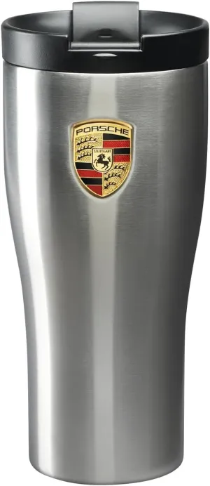 Genuine Porsche Crest Double Wall Stainless Thermal Tumbler,325 ml