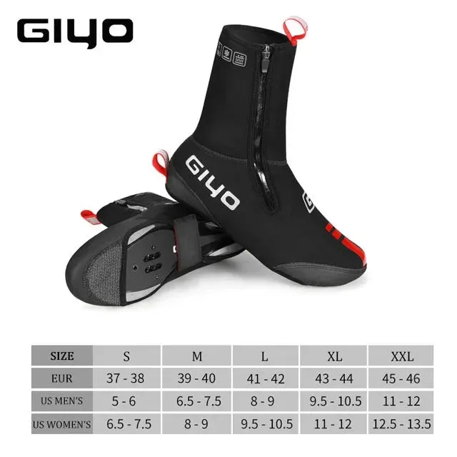GIYO Thermal Waterproof Cycling Shoe Covers for MTB and Road Bike