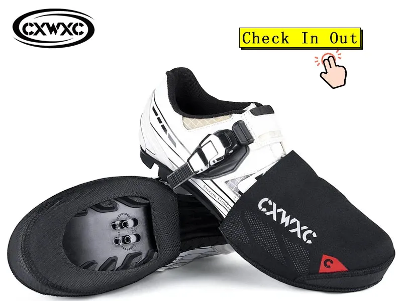 GIYO Waterproof Windproof Fleece Cycling Overshoes for Winter Ride