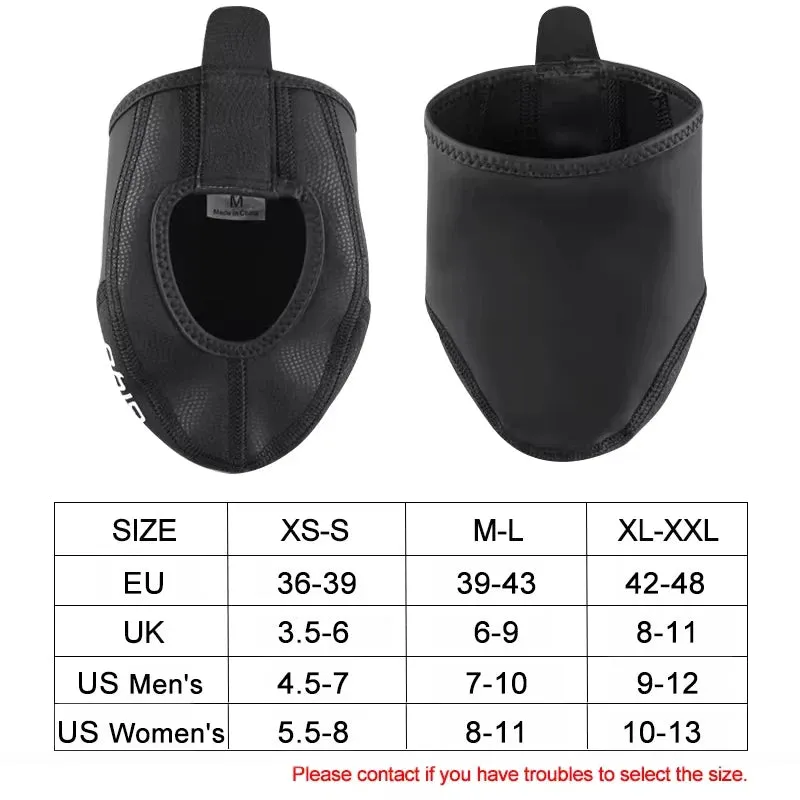 GIYO Waterproof Windproof Fleece Cycling Overshoes for Winter Ride