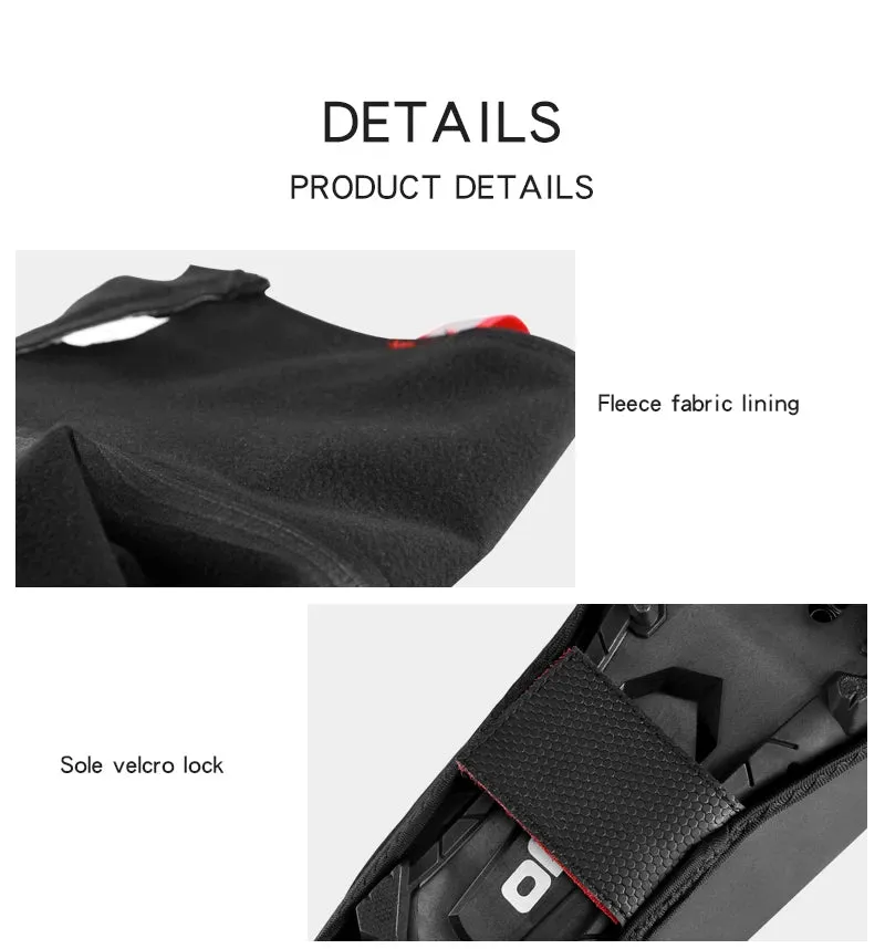 GIYO Waterproof Windproof Fleece Cycling Overshoes for Winter Ride