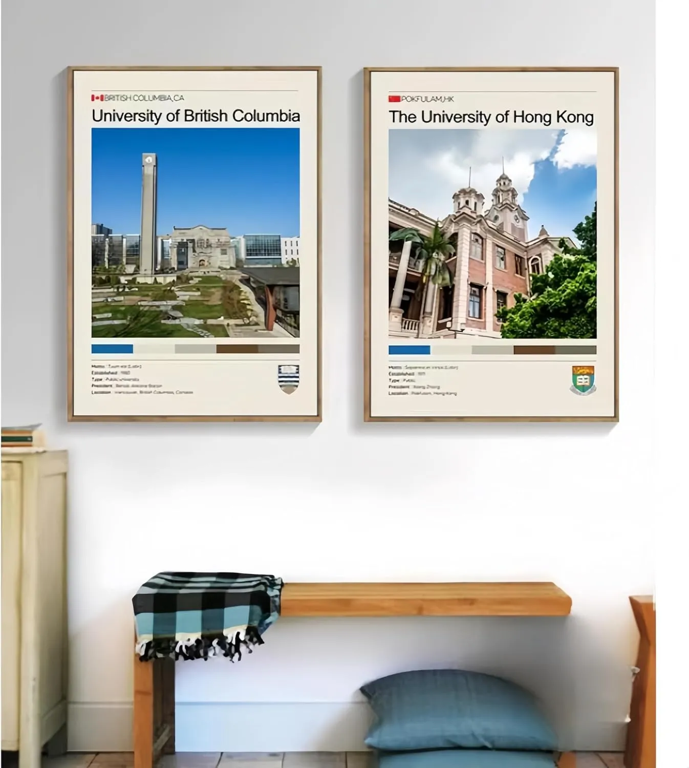 Gleaminglife Decorative Wall Art Of World-Famous Universities – 12x16 Inch Aluminum Frame Harvard, Cambridge, Stanford, MIT Architectural Landscape Paintings For Study Rooms, Classrooms, And Offices (Massachusetts Institute of Technology (MIT))