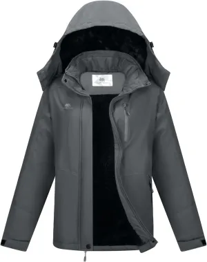 GOLDEN CAMEL Women's Winter Jacket Windproof Ski Snow Jacket Waterproof Thicken Parka Rain Jacket Warm Puffer Coat