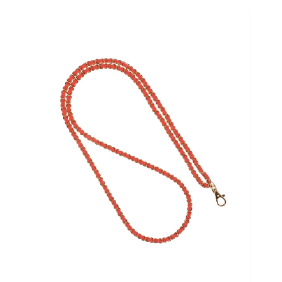 Golden Coral Crossbody Phone Chain