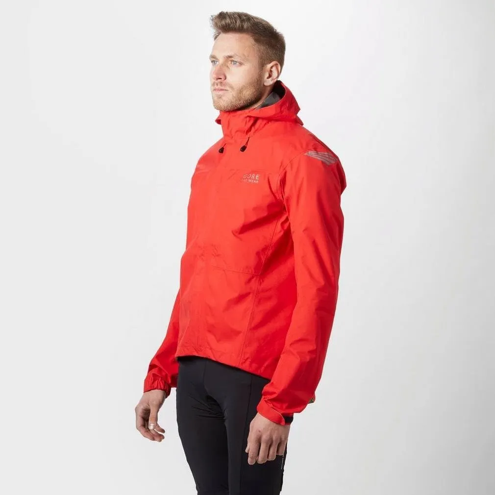 GORE BIKE WEAR Men’s Cycling Rain Jacket, Light, GORE-TEX, GT Paclite Jacket, Size XXL, Neon Yellow, JGPMEL