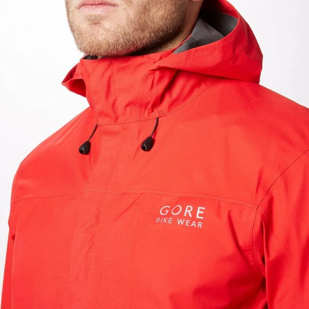 GORE BIKE WEAR Men’s Cycling Rain Jacket, Light, GORE-TEX, GT Paclite Jacket, Size XXL, Neon Yellow, JGPMEL