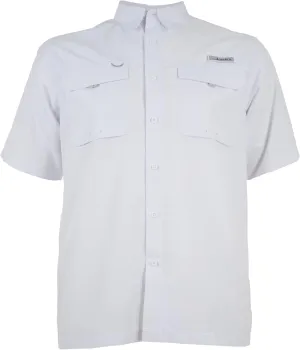 HABIT Men’s Fourche Mountain Short Sleeve River Guide Fishing Shirt - UPF 40  UV Protection