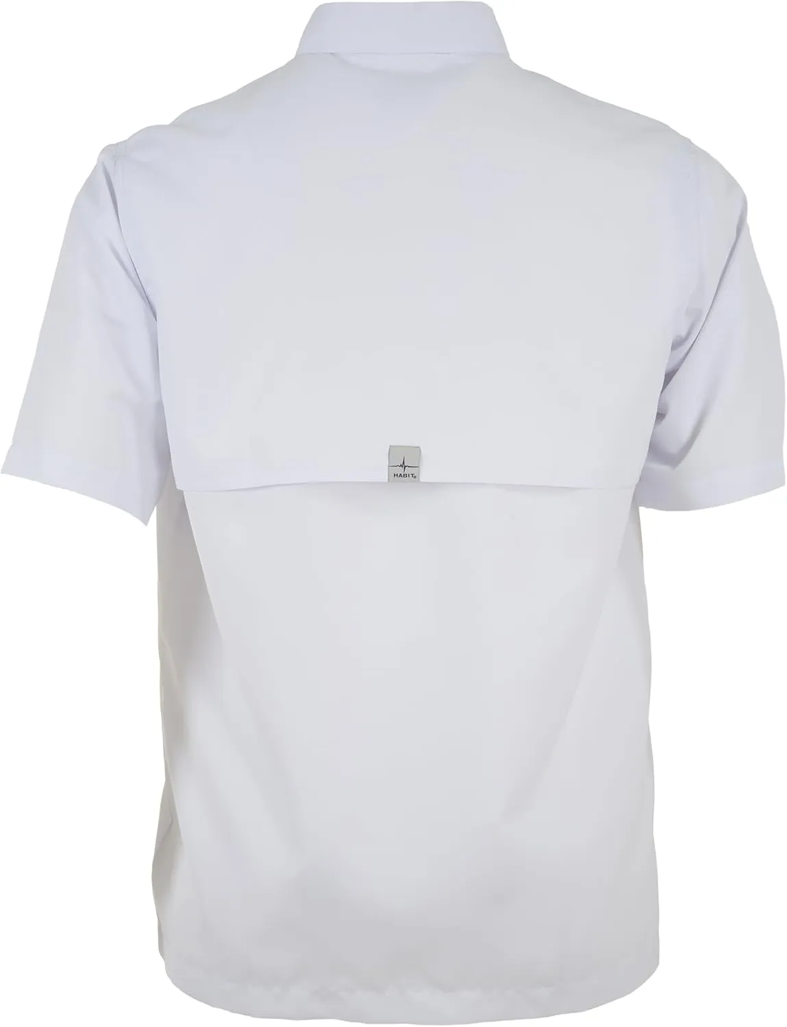 HABIT Men’s Fourche Mountain Short Sleeve River Guide Fishing Shirt - UPF 40  UV Protection