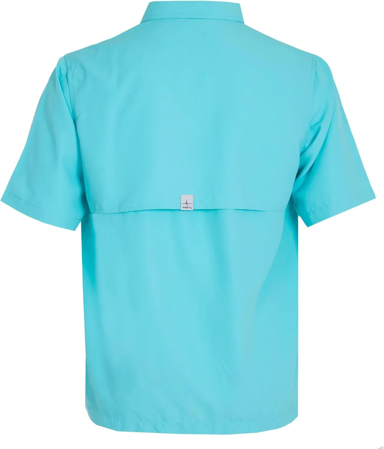 HABIT Men’s Fourche Mountain Short Sleeve River Guide Fishing Shirt - UPF 40  UV Protection