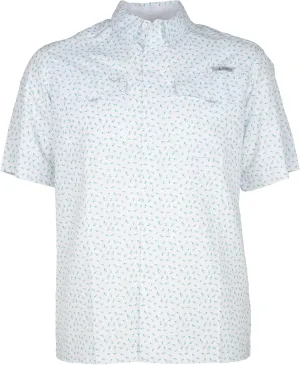 HABIT Men’s Fourche Mountain Short Sleeve River Guide Fishing Shirt - UPF 40  UV Protection