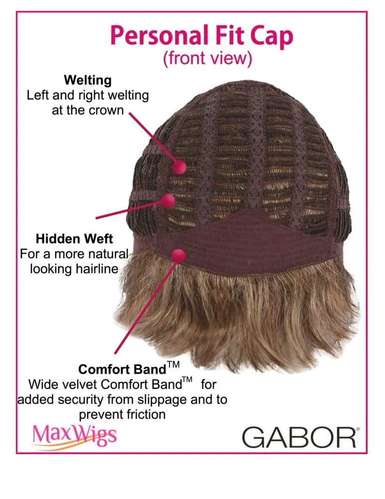 hairuwear Eva Gabor Acclaim Short Layered Comfort Cap Wig, Chocolate Copper Mist