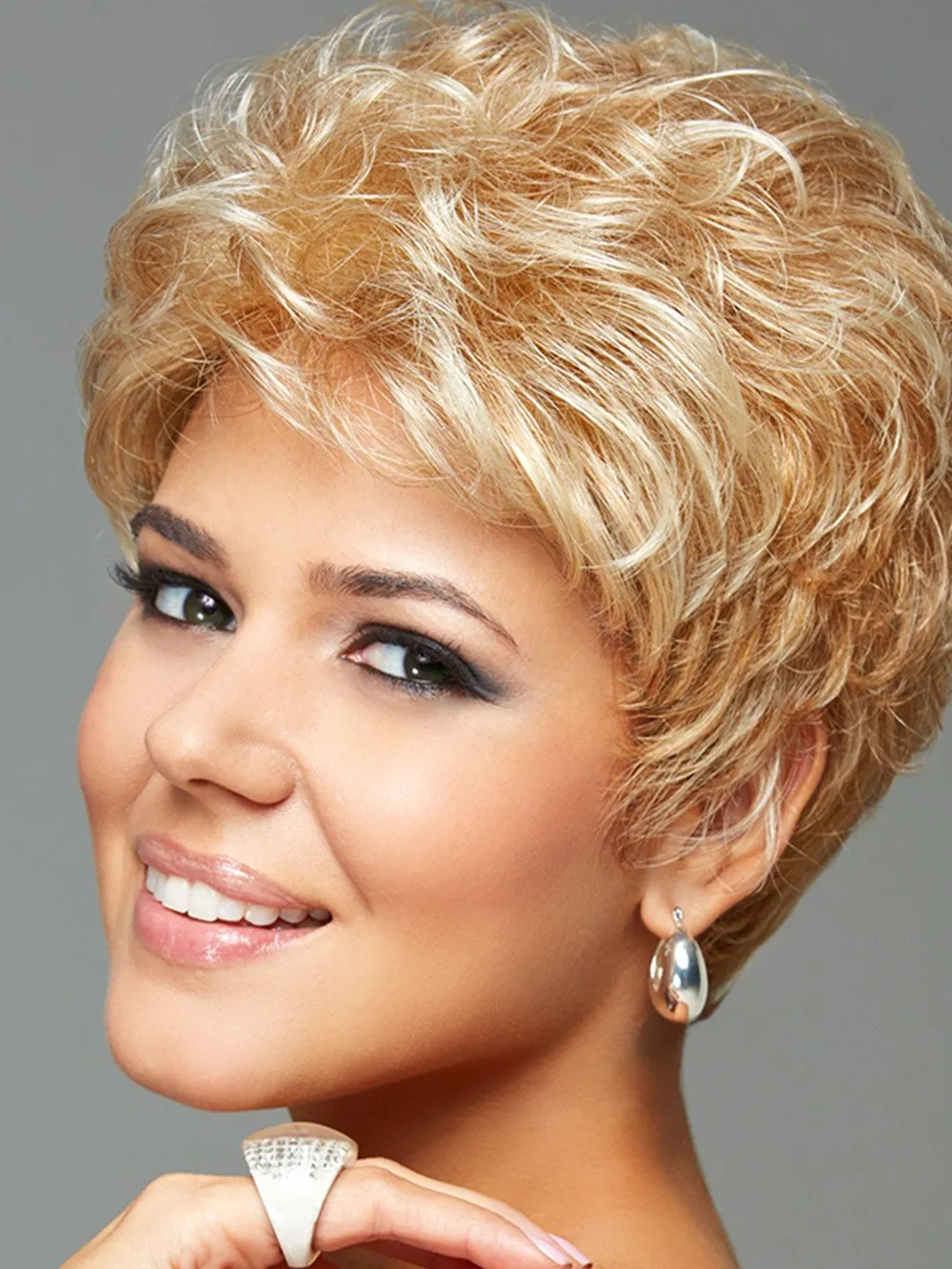 hairuwear Eva Gabor Acclaim Short Layered Comfort Cap Wig, Chocolate Copper Mist