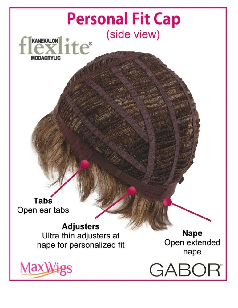 hairuwear Eva Gabor Acclaim Short Layered Comfort Cap Wig, Chocolate Copper Mist
